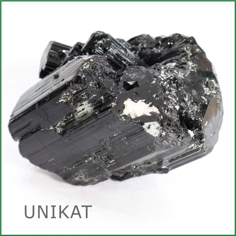Schwarzer Turmalin - Naturkristall - Schörl